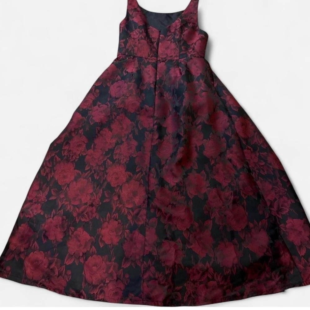 Alex Evenings  Women Formal Dress - Black and Red Floral - Picture 6 of 9